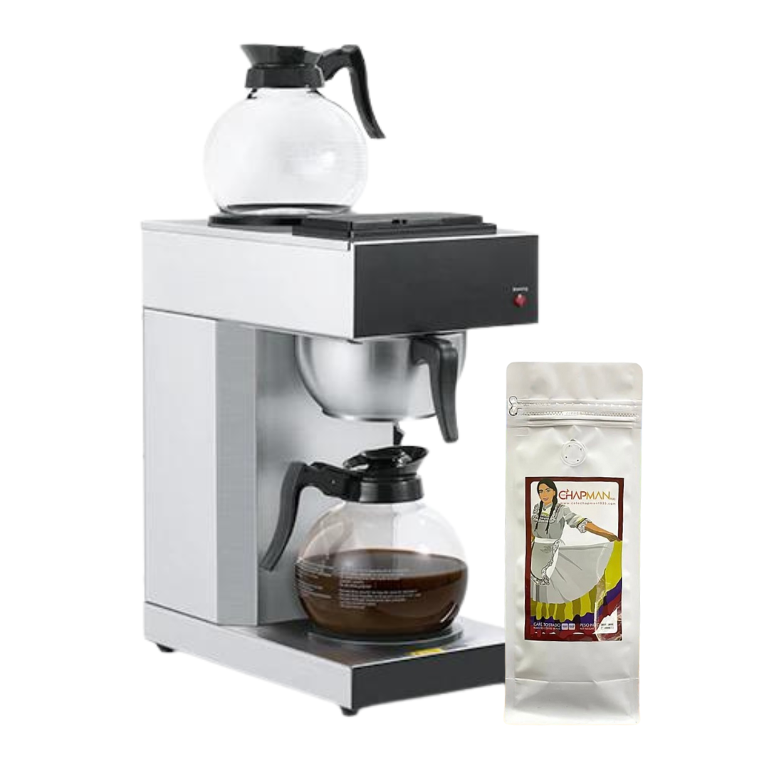 SYBO Commercial Drip Coffee Maker with Columbian Specialty Coffee Bundle